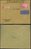 dt. Reich Mi # 455 Auslands-LuPo-R-Brief 1931 (24347)