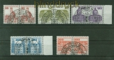 Berlin Mi # 673/77 gestempelt waagerechte Paare (41368)