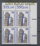 Berlin Mi # 835 A Sehenswrdigkeiten 4er-Block Eckerand oben rechts postfrisch (42972)