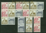 Berlin Zusammendrucke Burgen und Schlsser aus MH 10 komplett postfrisch (41732)