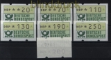 Bund ATM 1981 Mi # 1 Versandstellensatz 2 postfrisch teilweise mit Nummern (31383)