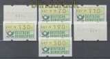 Bund ATM 1981 Mi # 1 Versandstellensatz 2 postfrisch teilweise mit Nummern (35692)