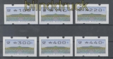 Bund ATM 1993 Mi # 2 Type 2.3 Versandstellensatz 2 postfrisch  (44495)