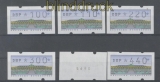 Bund ATM 1993 Mi # 2 Type 1.1 Versandstellensatz 3 postfrisch  teilweise mit Nummern (35696)