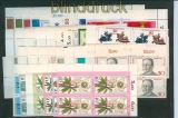 Bund 1975 kompletter postfrischer Jahrgang in 4er-Blcken (26050)