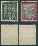 Bund Mi #  139/40 postfrisch Lbecker Marienkirche (25583)