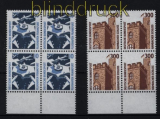 Bund Mi # 1347/48 postfrisch Sehenswrdigkeiten 4er-Blcke (32468)
