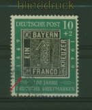 Bund Mi # 113 f 33 gestempelt 100 Jahre Deutsche Briefmarken (26591)