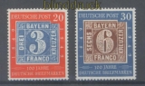 Bund Mi #  114 und 115 postfrisch 100 J. Briefmarken (44489)