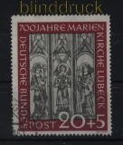Bund Mi #  140 gestempelt 20 + 5 Pfg. Marienkirche (29323)