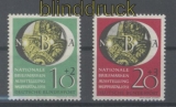Bund Mi #  141/42 postfrisch NABA Wuppertal (43374)