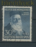 Bund Mi #  159 gestempelt 30 Pfg. Helfer der Menschheit 1952 (25596)