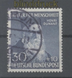 Bund Mi #  159 gestempelt 30 Pfg. Helfer der Menschheit 1952 (43459)