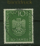 Bund Mi #  163 gestempelt Deutsches Museum (30430)
