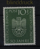 Bund Mi #  163 postfrisch Deutsches Museum (32446)