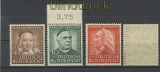 Bund Mi #  173/76 postfrisch Helfer der Menschheit 1953 geprft Schlegel BPP (23884)