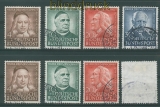 Bund Mi #  173/76 gestempelt Helfer der Menschheit 1953 geprft Schlegel BPP (26635)