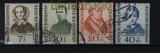 Bund Mi #  222/25 gestempelt Helfer der Menschheit 1955 (31672)