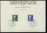 Bund Mi # 295/96 SB Europa 1985 Sonderblatt mit Sonderstempel (29720)