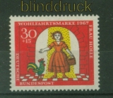 Bund Mi #  540 I postfrisch Plattenfehler Einkerbung im Oberarm (41126)