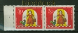 Bund Mi #  540 I postfrisch im Paar Plattenfehler Einkerbung im Oberarm (41557)