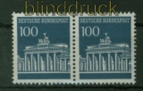 Bund Mi #  510 postfrisch 100 Pfg. Brandenburger Tor waagerechtes Paar (41553)