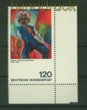 Bund Mi #  823 I postfrisch Kirchner mit Plattenfehler verkrztes T (41129)