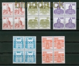 Bund Mi # 1139/43 postfrisch Burgen & Schlsser als 4er-Blcke (27471)