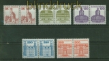 Bund Mi # 1139/43 postfrisch Burgen & Schlsser waagerechte Paare (34871)