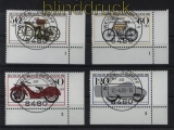 Bund Mi # 1168/71 Jugendmarken 1983 gestempelte Eckrand-Marken mit Formnummern (32460)