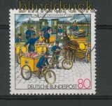 Bund Mi # 1337 I gestempelt TdB Plattenfehler Strich auf Gelnder (27472)