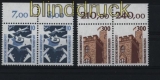 Bund Mi # 1347/48 postfrisch Sehenswrdigkeiten waagerechte Oberrandpaare (31373)