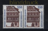Bund Mi # 1746 postfrisch Sehensw�rdigkeiten waagerechtes Paar (32491)