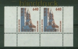 Bund Mi # 1811 postfrisch Sehensw�rdigkeiten waagerechtes Paar (40532)