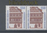 Bund Mi # 1746 postfrisch Sehensw�rdigkeiten waagerechtes Paar (42962)