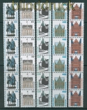Bund Mi # 1934/38 R postfrisch Sehensw�rdigkeiten 6er-Streifen (27500)