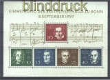 Bund Mi # Block  2 postfrisch Beethovenblock (16212)