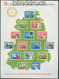 DDR Mi # Block  19 gestempelt 15 Jahre DDR Sonderstempel (25048)