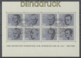 Bund Mi # Block 3 Sonderstempel Berlin Widerstandskmpferblock (43446)