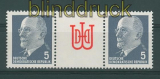DDR Zusammendrucke Mi # WZ 11 postfrisch Ulbricht (26341)