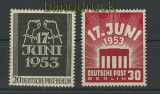 Berlin Mi # 110/11 17. Juni  postfrisch (24681)