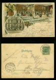 BERLIN farb-Litho-AK Gruss aus den Weinstuben 1898 (d6545)