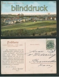 Erfurt farb-AK Panorama mit Strkes Villa 1907 (d5180)