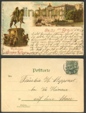 Berlin farb-Litho-AK Krfrst + kgl. Schloss 190(d3166)