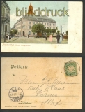 Frankenthal farb-AK Neues Postgebude 1907 (d4642)