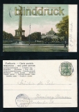 BERLIN farb-AK Siegessule mit Reichstagsgebude 1905 (d7212)