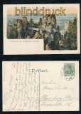 BASTEI farb-AK Gruss aus der Schsischen Schweiz 1907 (d7257)