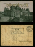 BERLIN sw-AK Reichstagsgebude Feldpost 1918 (d6512)