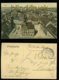 PIRNA farb-AK Gesamtansicht Bahnpost Soldatenkarte 1907 (d5987)