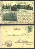 Kleinstruppen sw-Litho-AK Gruss vom Gasthof 1900(d1270)